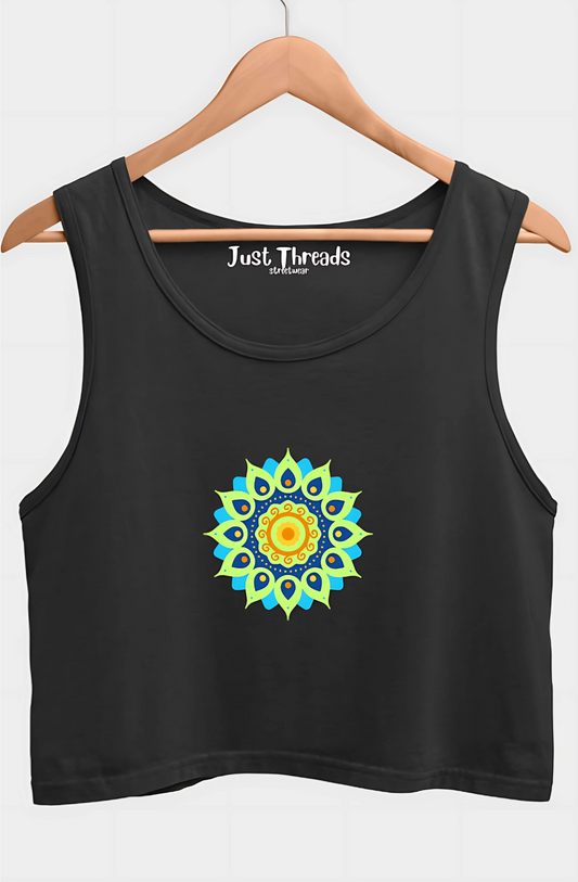 Rangoli Crop Tank Top