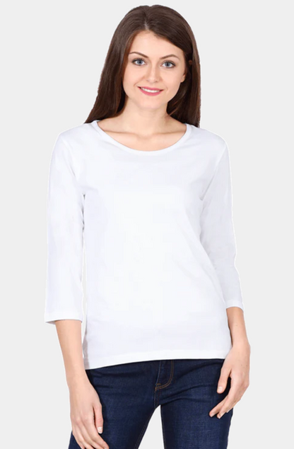 Premium Ladies 3/4 Sleeves Tshirt