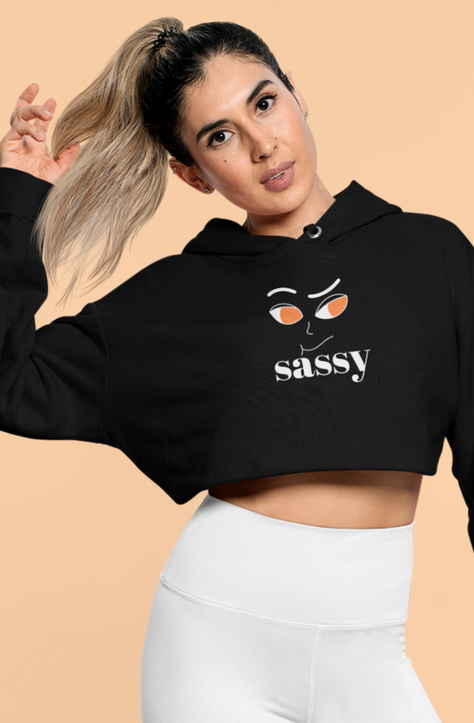 Sassy Cropped Hoodie