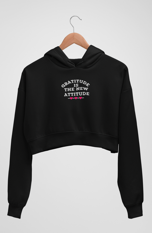 Gratitude Cropped Hoodie