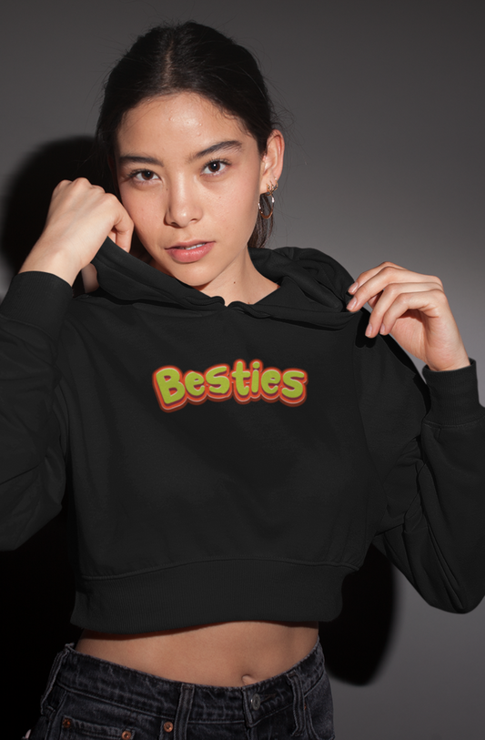 Besties Cropped Hoodie