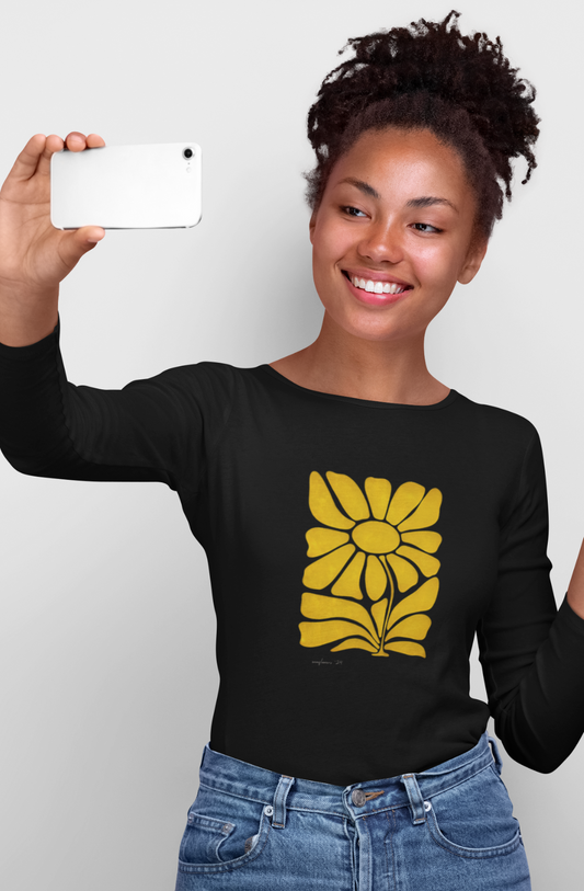 Sunflower 3/4 Sleeves Tshirt