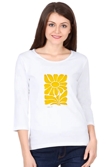 Sunflower 3/4 Sleeves Tshirt