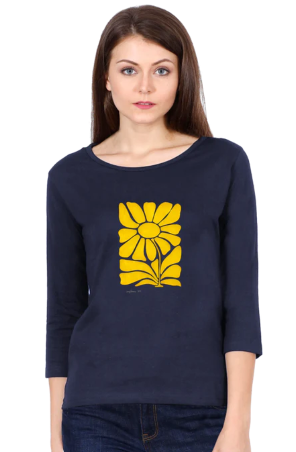 Sunflower 3/4 Sleeves Tshirt