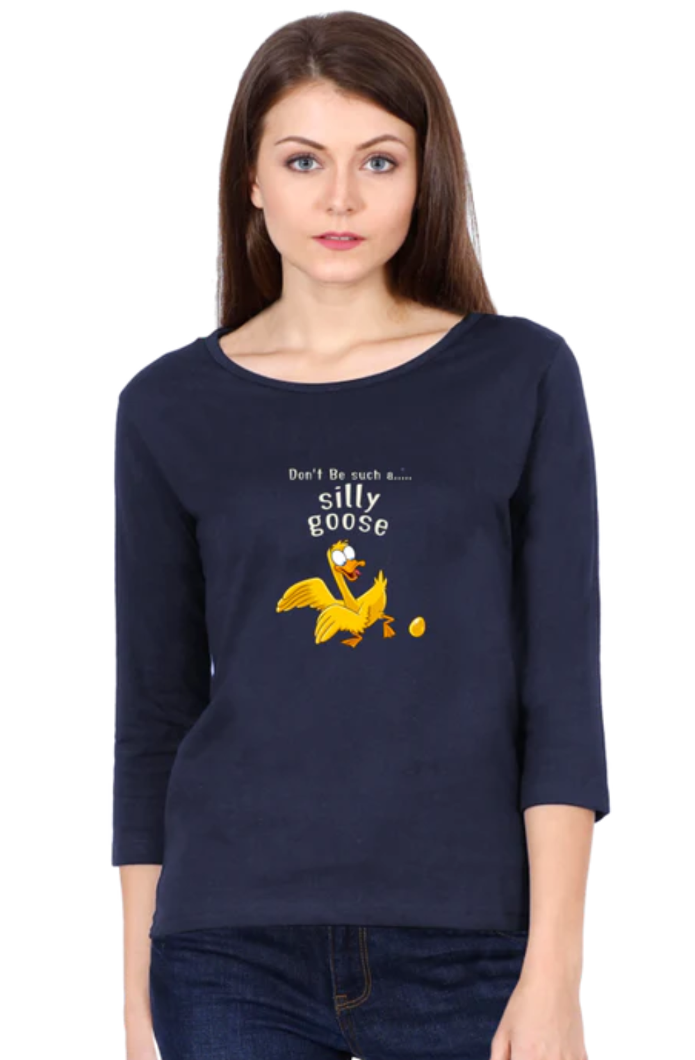 Silly Goose 3/4 Sleeves Tshirt