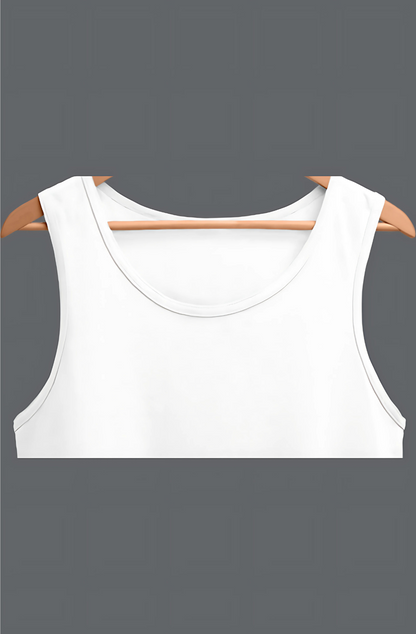 Multi Mushal Crop Tank Top