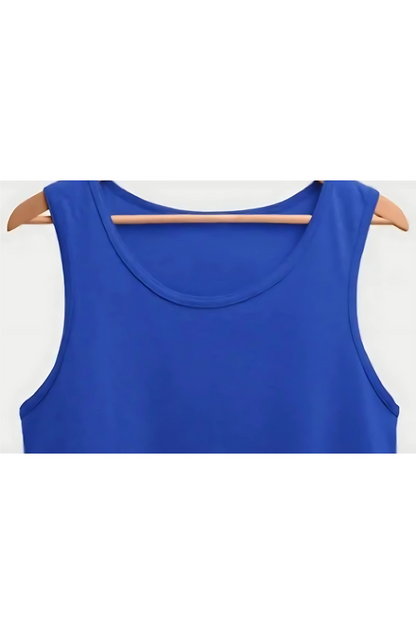 Multi Mushal Crop Tank Top