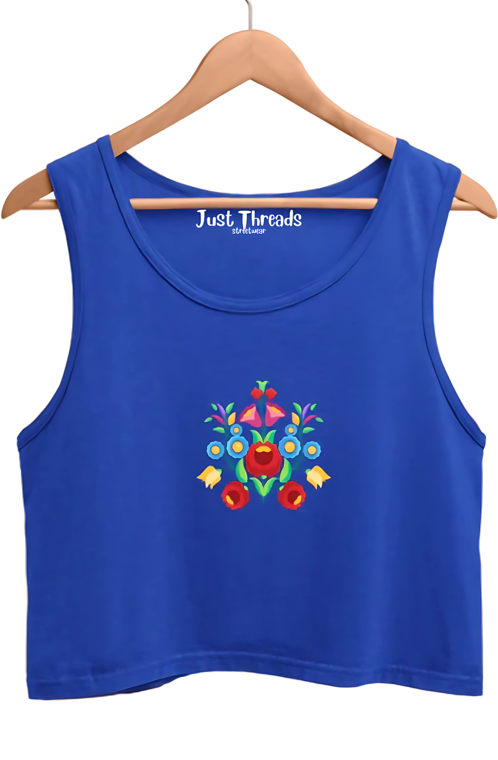 Multi Mushal Crop Tank Top