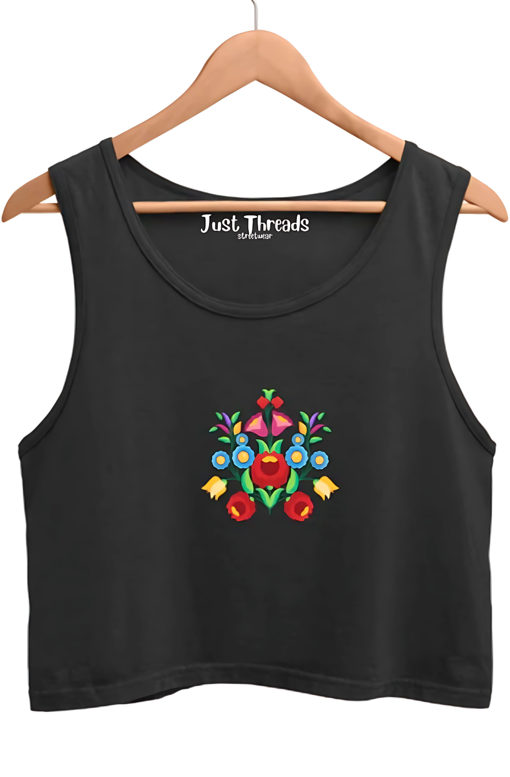 Multi Mushal Crop Tank Top