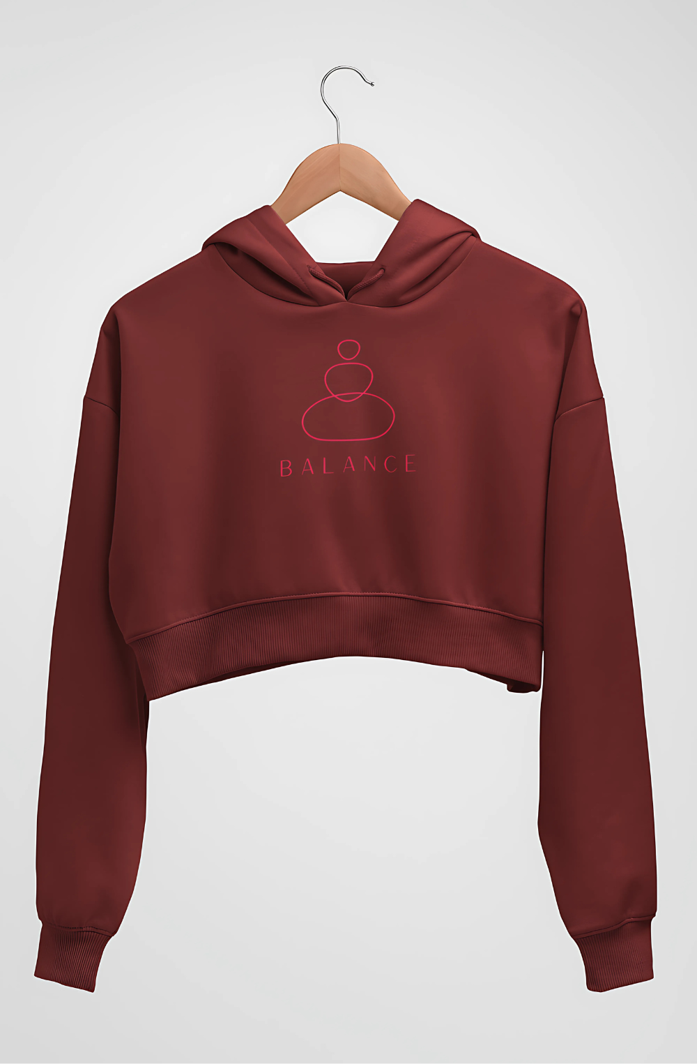 Balance Crop Hoodie