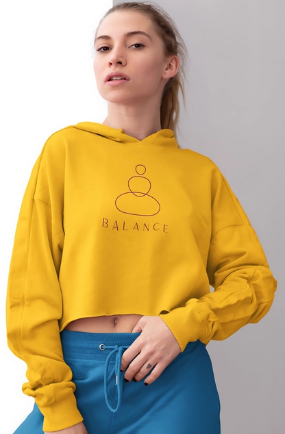 Balance Crop Hoodie