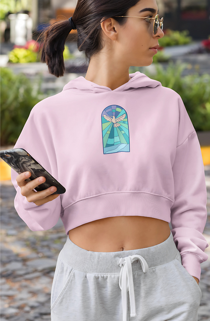 Window Crop Hoodie