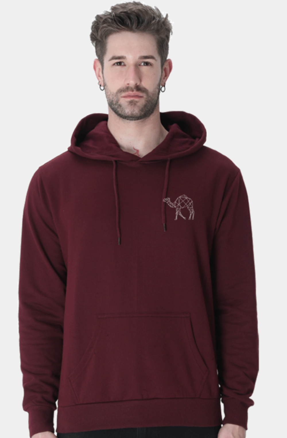 Camel Hoodie Sweatshirt