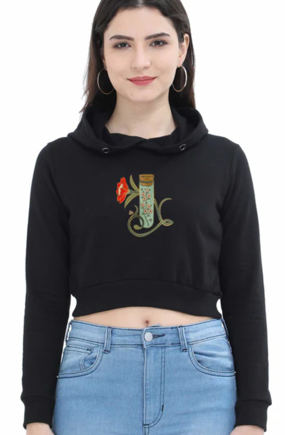 Believe In Magic Crop Hoodie